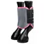 LeMieux Carbon Mesh Wrap Boots - Grey/Watermelon