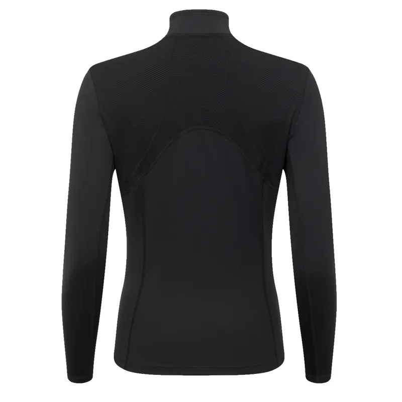 LeMieux Mia Mesh Long Sleeve Base Layer - Black-3