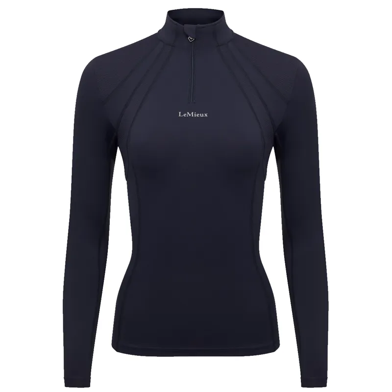 LeMieux Mia Mesh Long Sleeve Base Layer - Navy