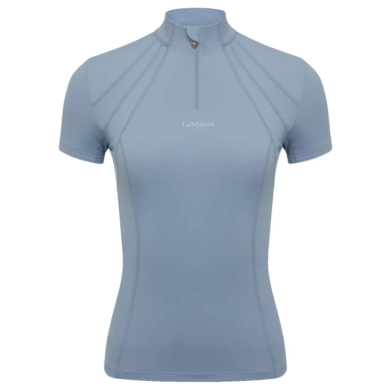 LeMieux Mia Mesh Short Sleeve Base Layer - Denim