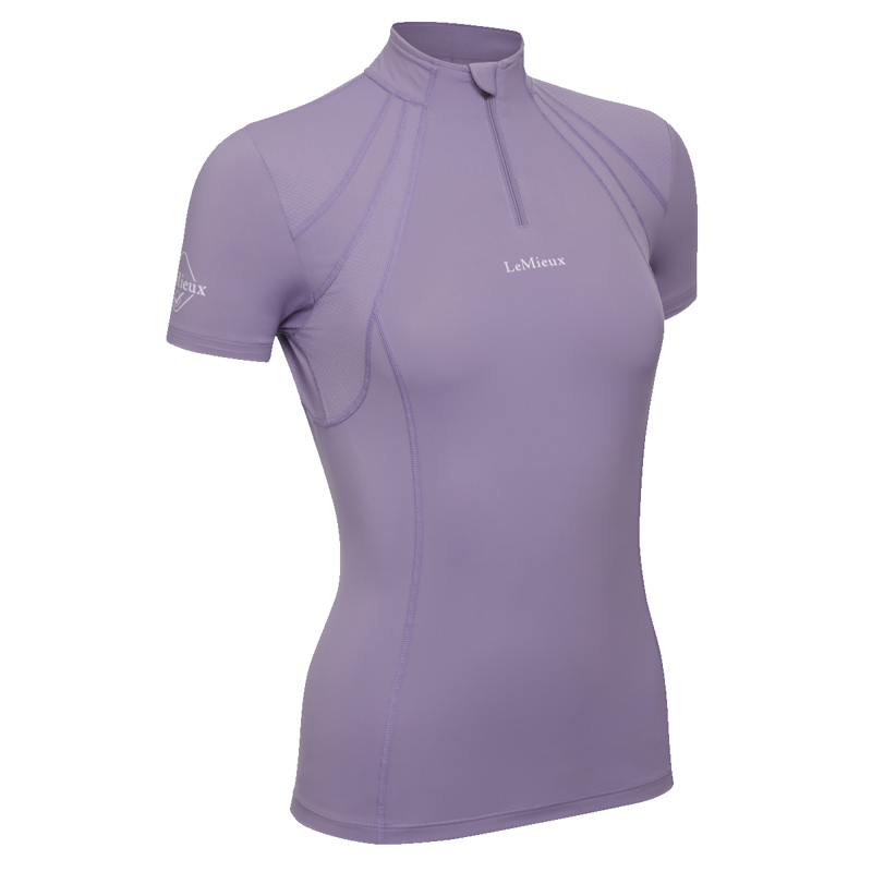 LeMieux Mia Mesh Short Sleeve Base Layer - Iris-2