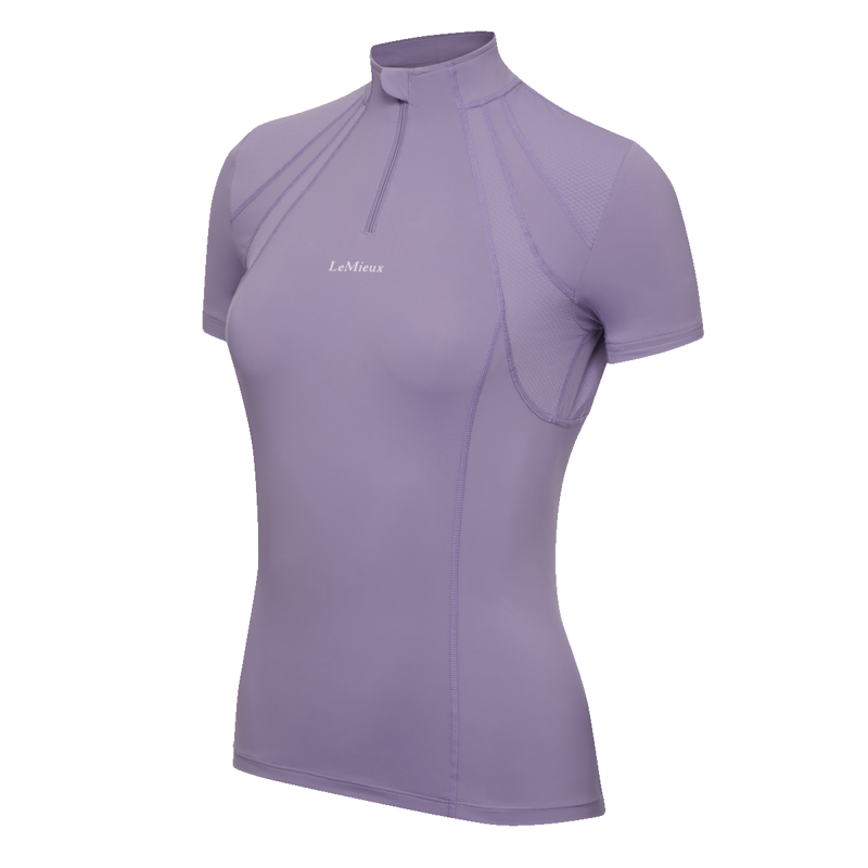 LeMieux Mia Mesh Short Sleeve Base Layer - Iris-1