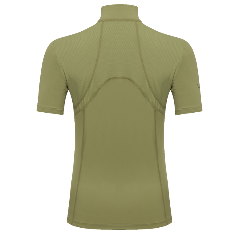 LeMieux Mia Mesh Short Sleeve Base Layer - Moss-3