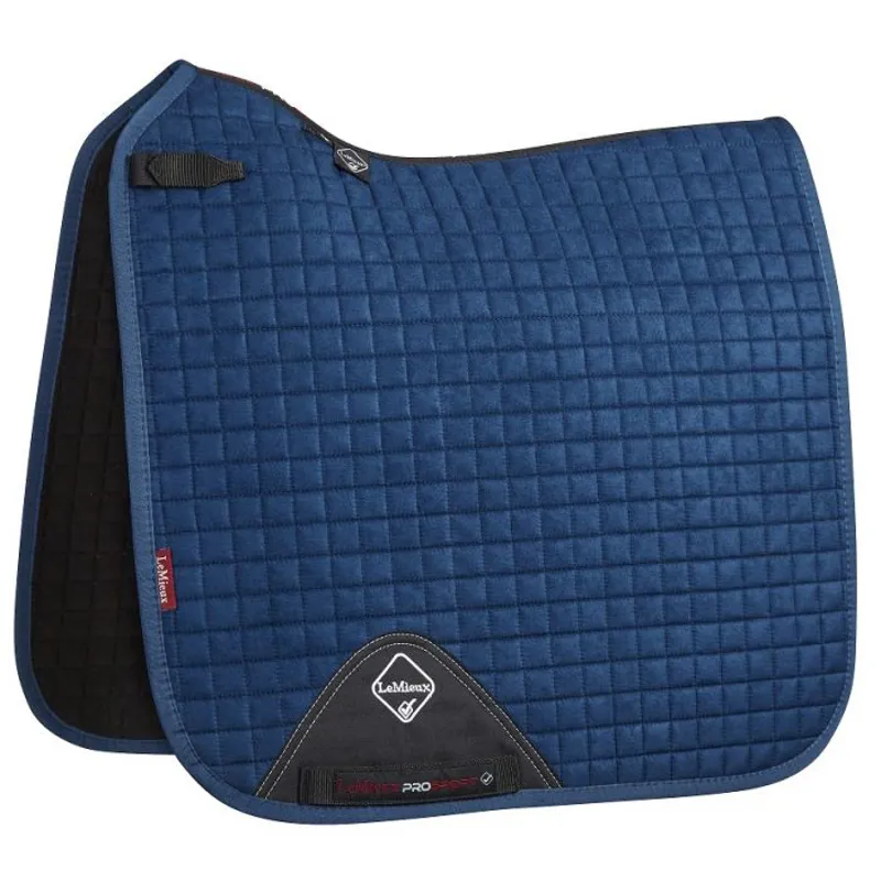 LeMieux Suede Dressage Square - Midnight Blue