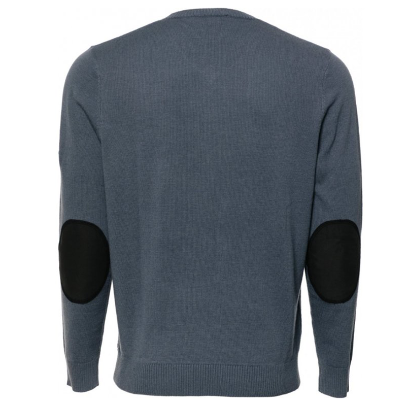 Horseware AA Men's Milano Classic V Neck Sweater - Aviation Blue-1