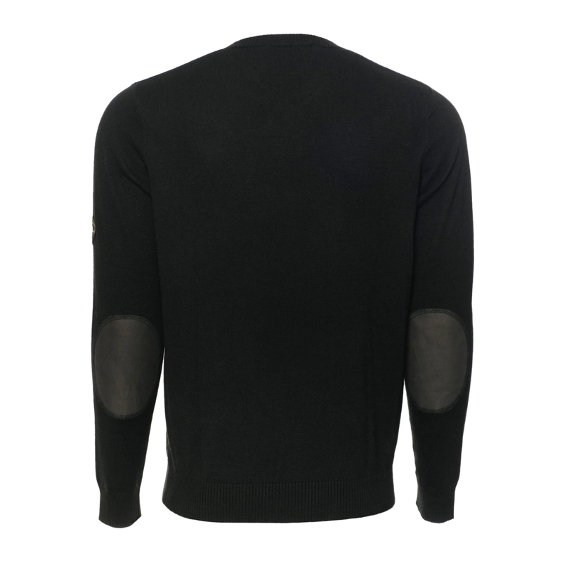 Horseware AA Men's Milano Classic V Neck Sweater - Black-1