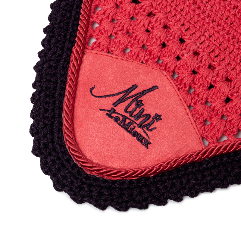 Mini LeMieux Fly Hood - Papaya-2