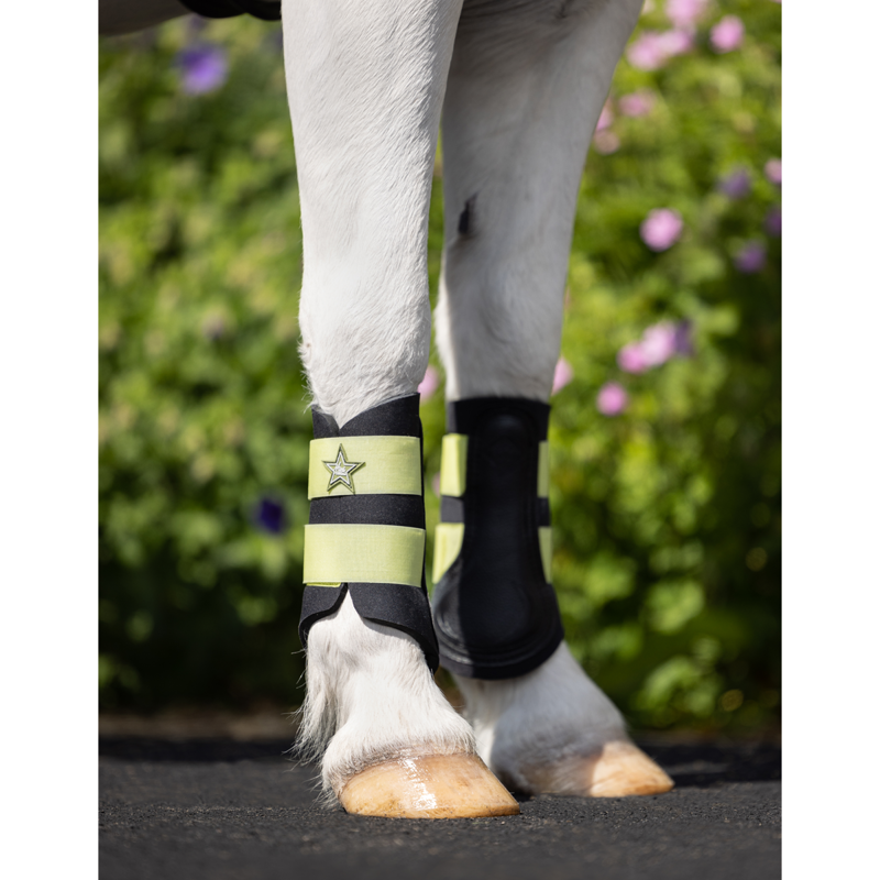 Mini LeMieux Grafter Brushing Boots - Kiwi-4