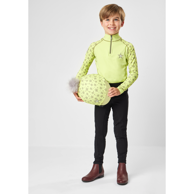 Mini LeMieux Hat Silk - Kiwi-5