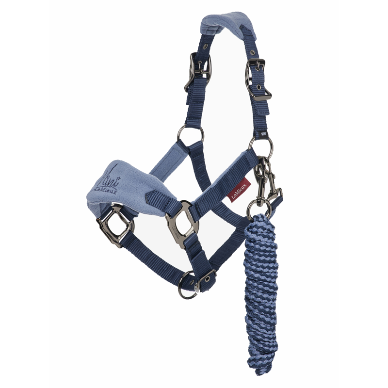 Mini LeMieux Vogue Headcollar and Leadrope - Indigo