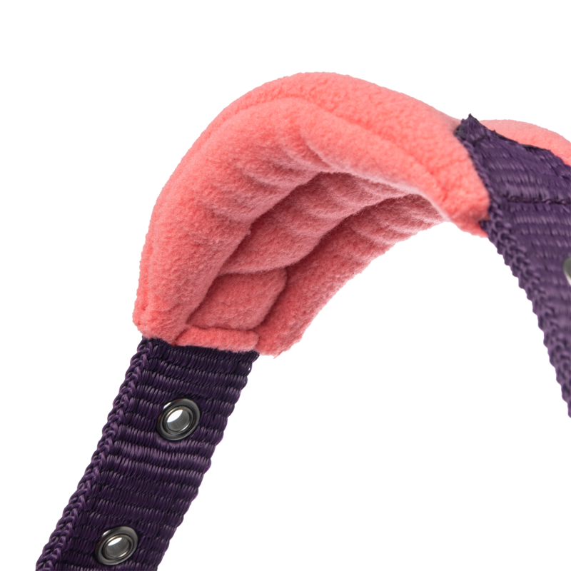 Mini LeMieux Vogue Fleece Headcollar and Rope - Papaya -3