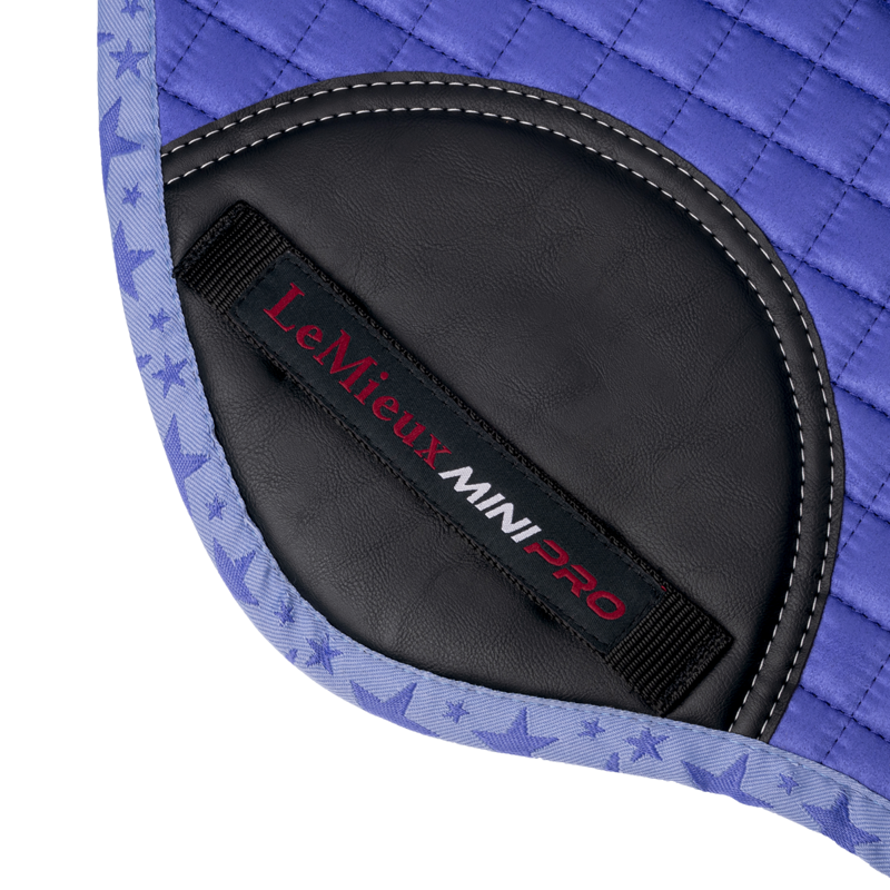 Mini LeMieux Jump Suede Square - Bluebell-2