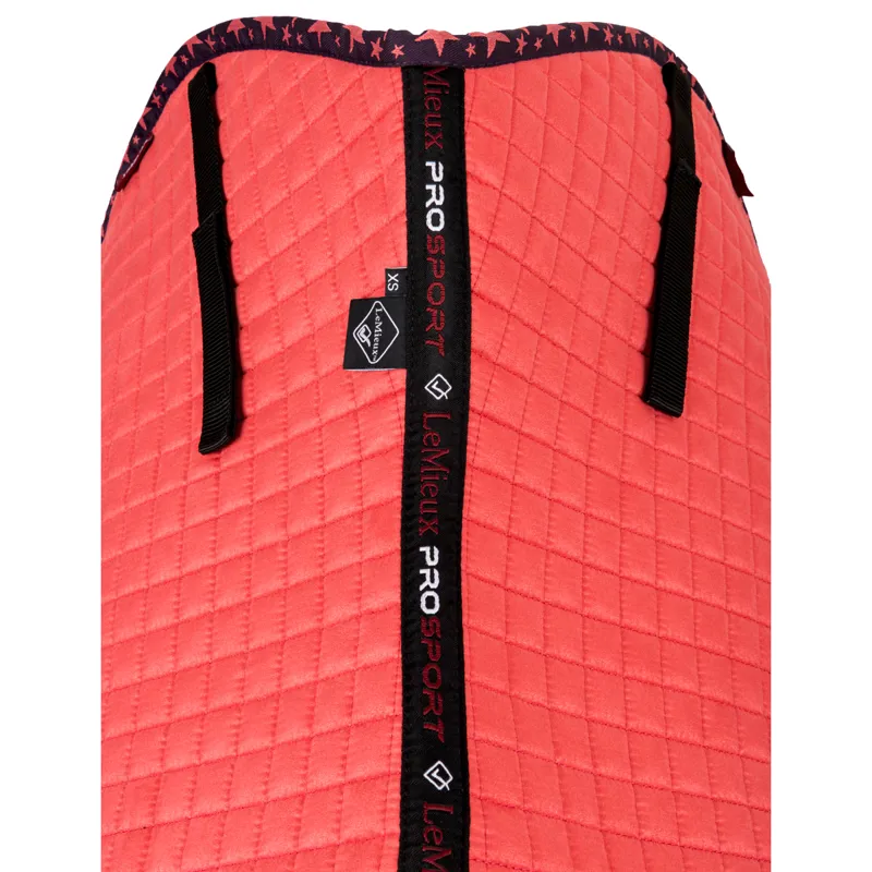 Mini LeMieux Jump Suede Square - Papaya -1