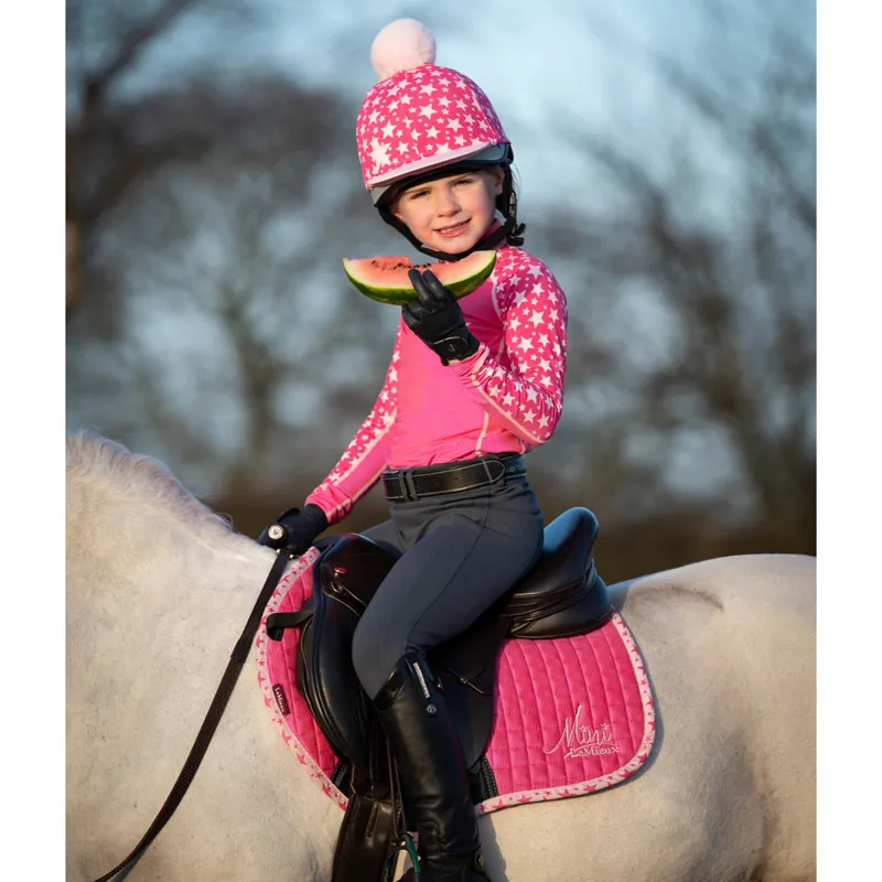 Mini LeMieux Jump Suede Square - Watermelon -4