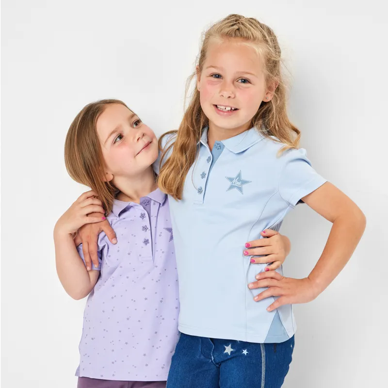 Mini LeMieux Polo Shirt - Mist-5