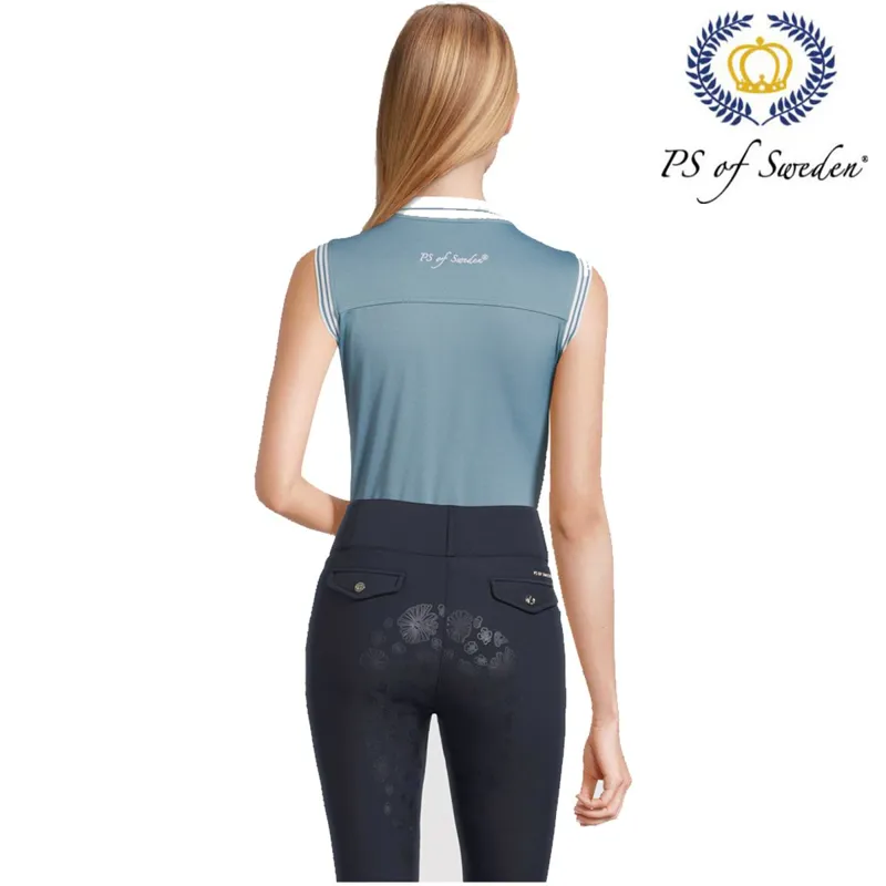 PS Of Sweden Minna Polo Shirt - Aqua-1