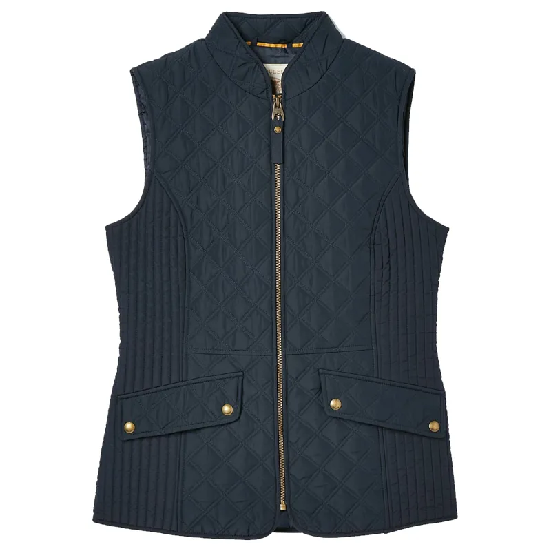 Joules Minx Showerproof Diamond Quilted Gilet - Dark Navy