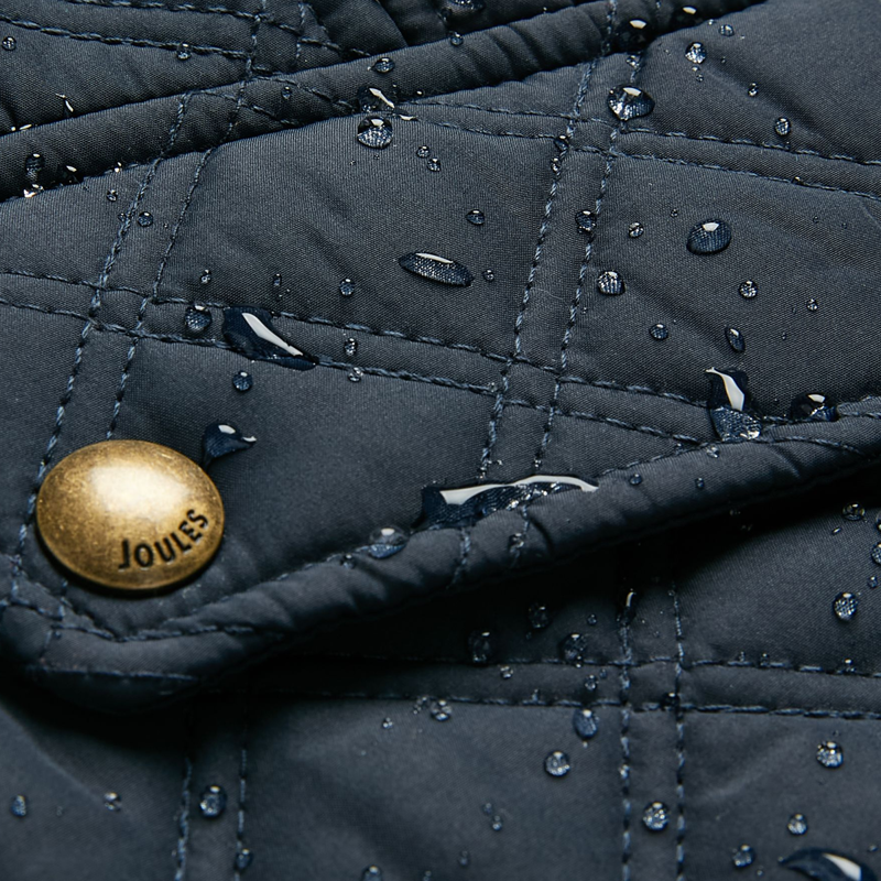 Joules Minx Showerproof Diamond Quilted Gilet - Dark Navy-5