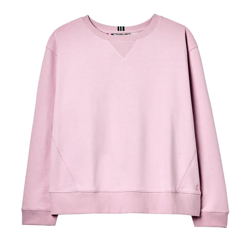 Joules Monique Garment Dyed Crew Neck Sweatshirt - Dawn Pink