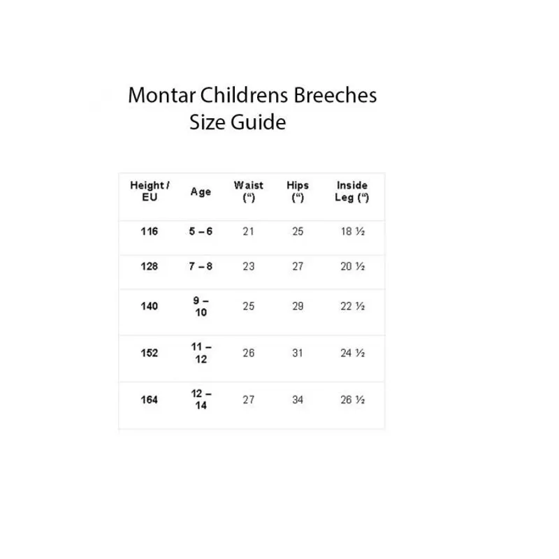 Montar Embroidery Full Seat Childrens Breeches (2032) - Sale-7
