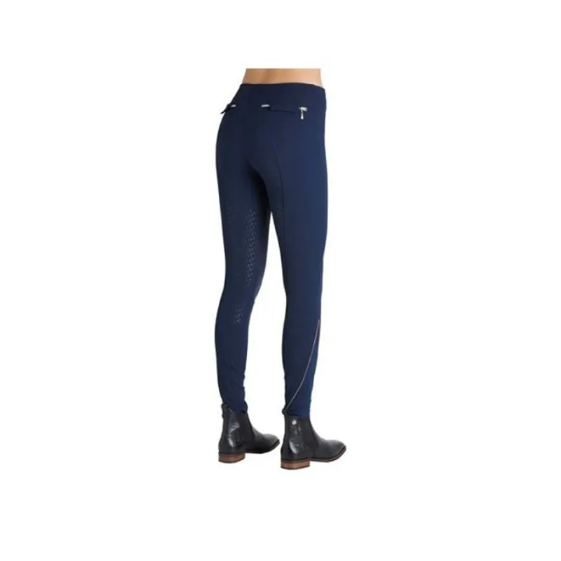 Montar Dora Ladies Full Silicone Seat Breeches - Blueberry