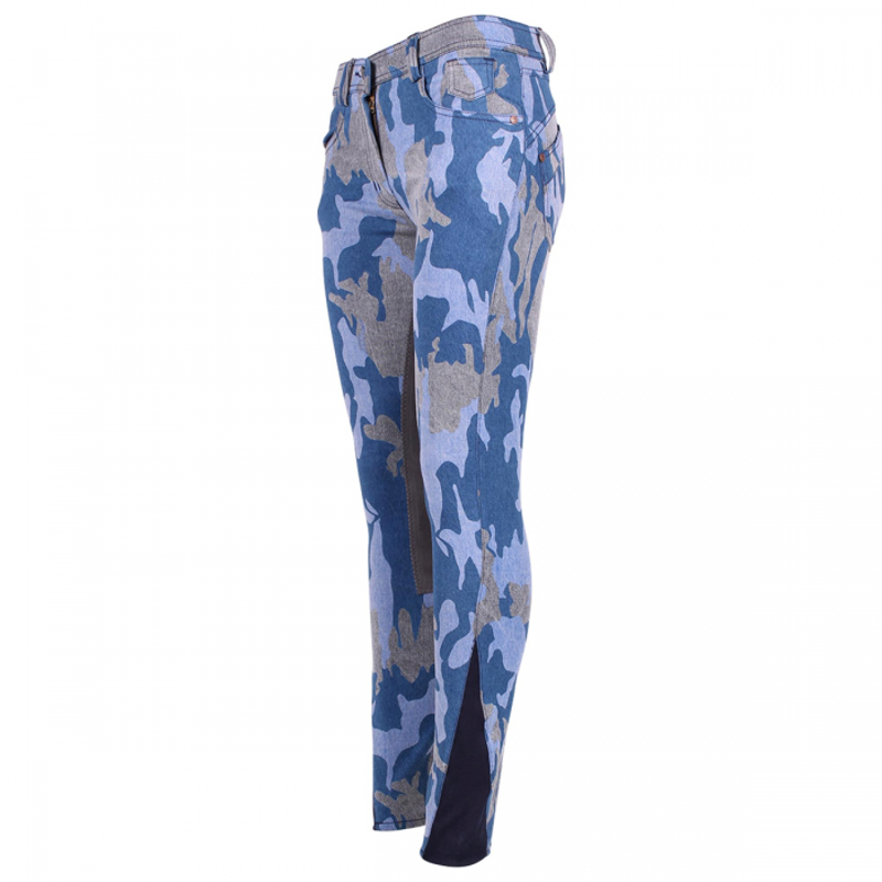 Montar Heidi Denim Camouflage Ladies Full Seat Breeches-1