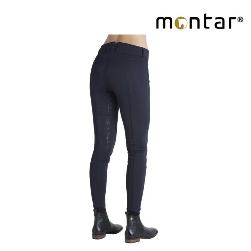 Montar Karly Highwaist Softshell Full Grip Ladies Breeches - Navy