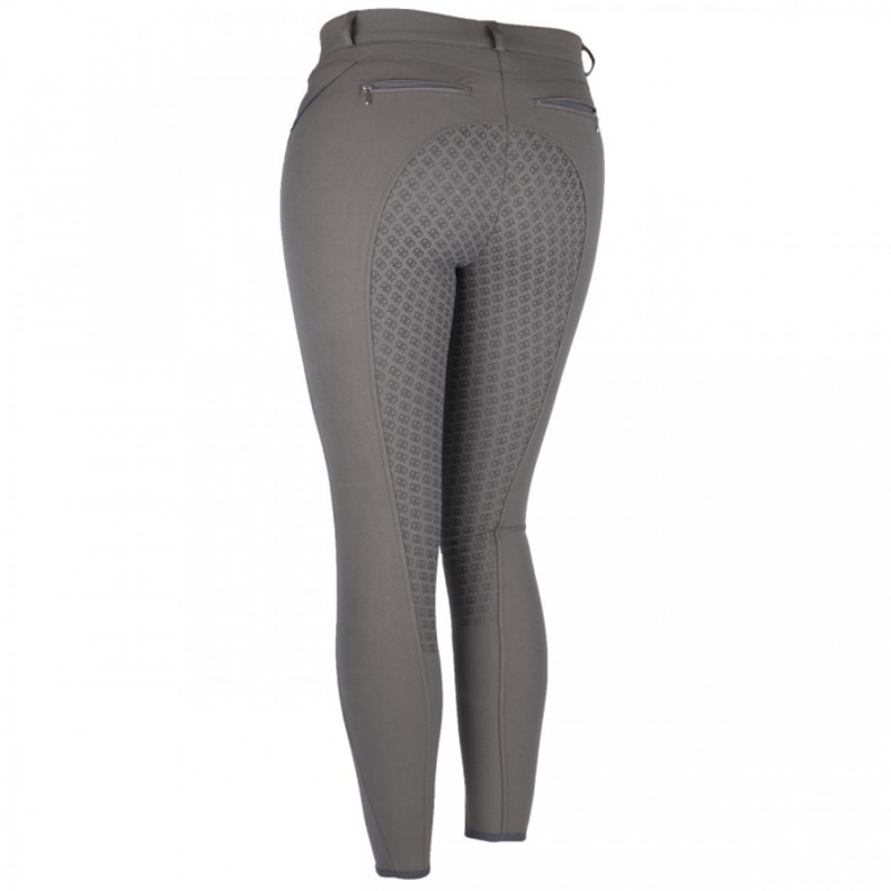 Rebel  Montar Shelby Classic Seat Breeches - Grey-1