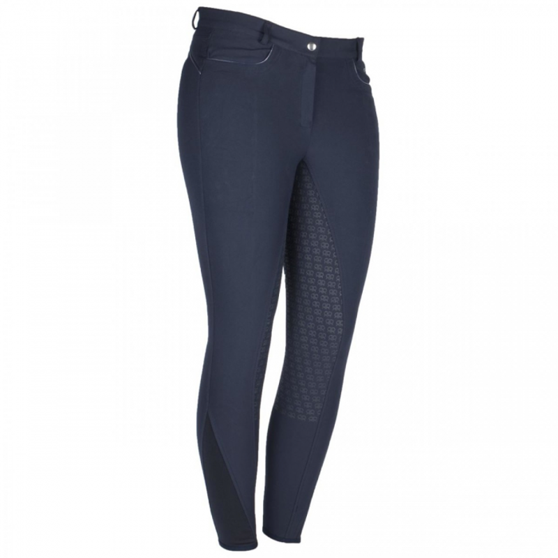 Rebel by Montar Shelby Classic Full Silicone Seat Breeches - Navy-1