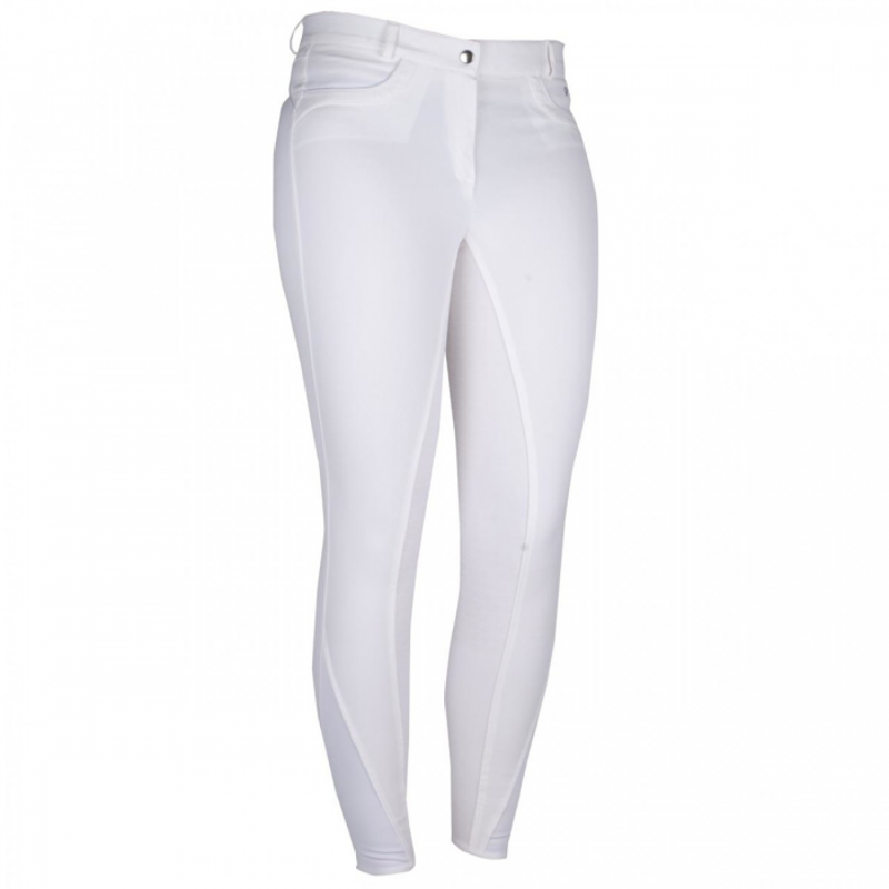 Rebel by Montar Shelby Classic Full Silicone Seat Breeches - White-2
