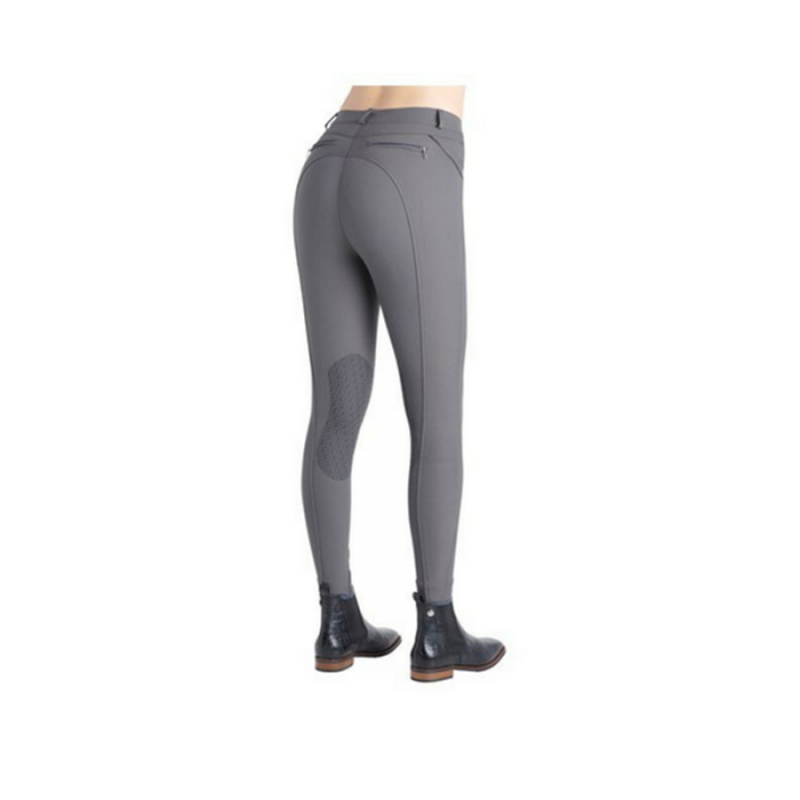 Rebel by Montar Shelby Classic Silicone Knee Patch Breeches - Grey-1