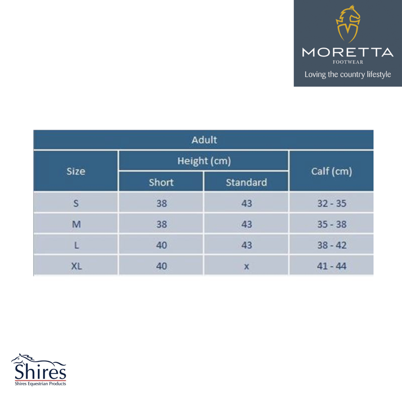 Moretta Suede Half Chaps - Adult - Black-2