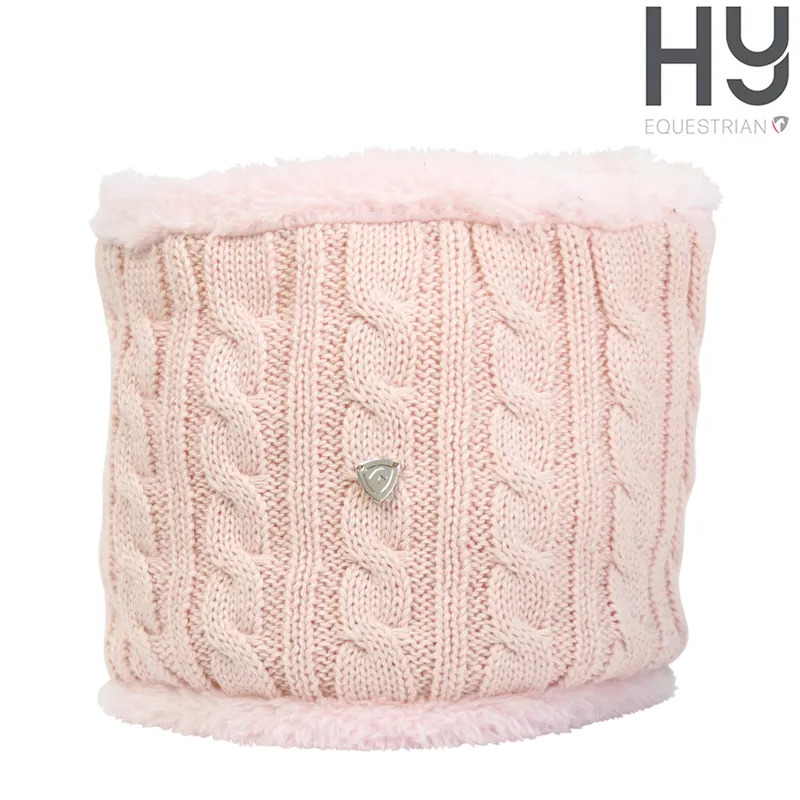 Hy Equestrian Morzine Children's Snood - Blush - Brush 