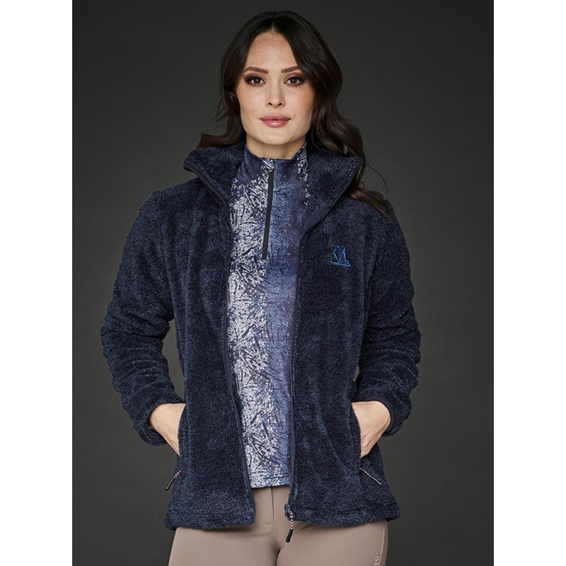 Mountain Horse Fuzzy Fleece - Blue-2