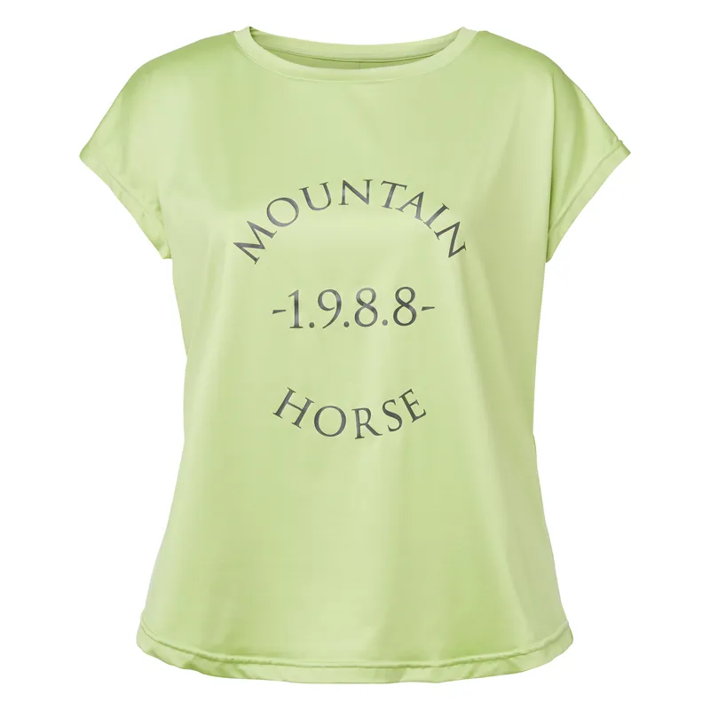 Mountain Horse Ladies Active Loose Tee - Green