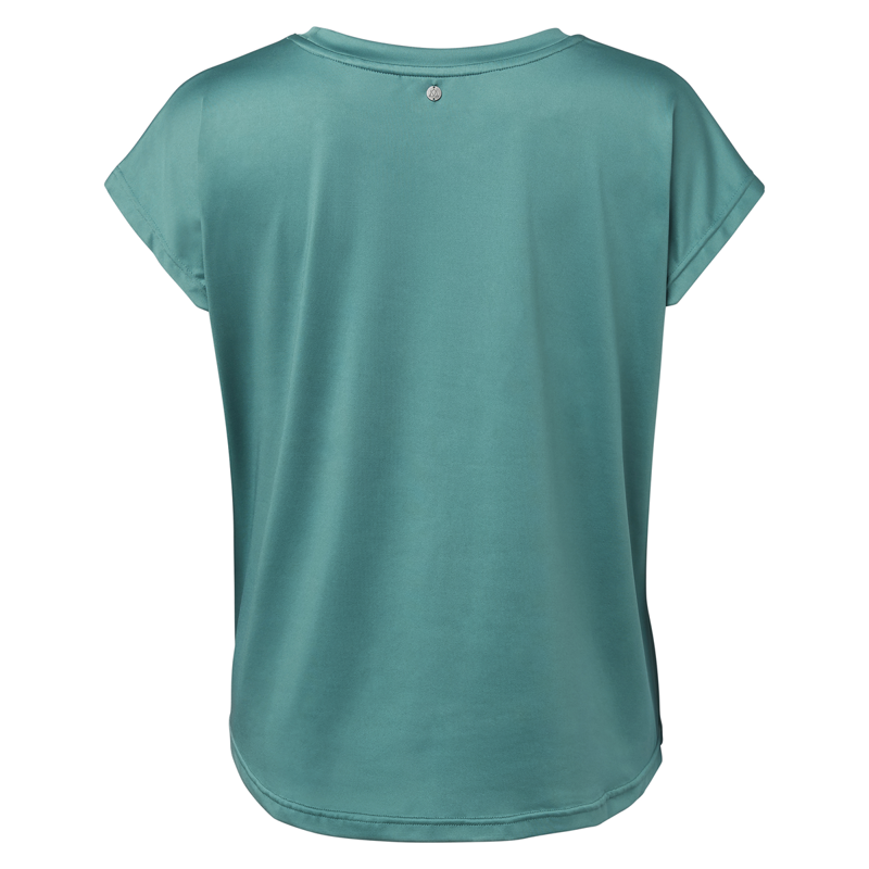 Mountain Horse Ladies Active Loose Tee - Teal Blue-1