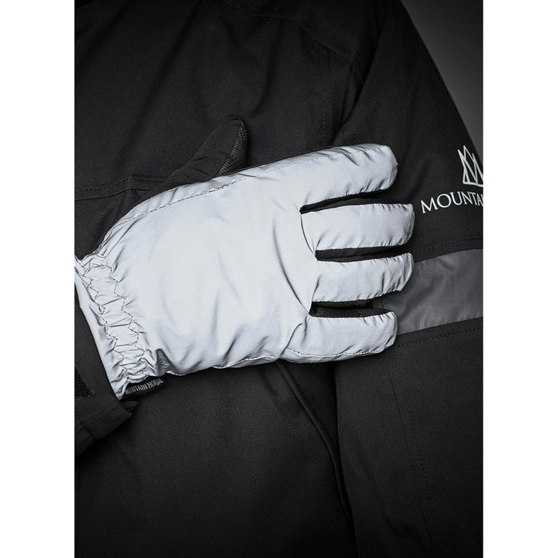 Mountain Horse Flash Junior Glove - Silver/Black-1