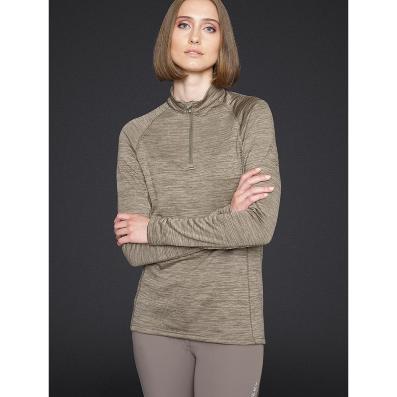 Mountain Horse Tate Tech Fleece - Taupe-2