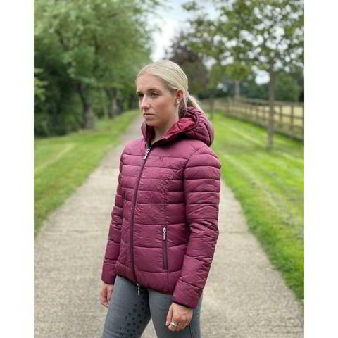 Mark todd deluxe 2025 long padded coat navy