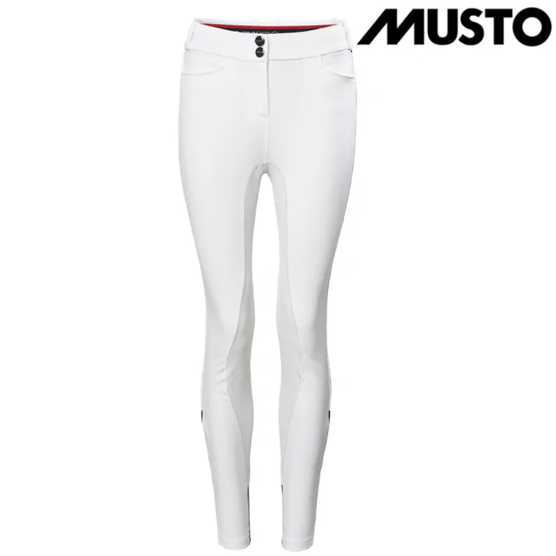 Musto Women's Activeseam Full Seat Breeches - White-1