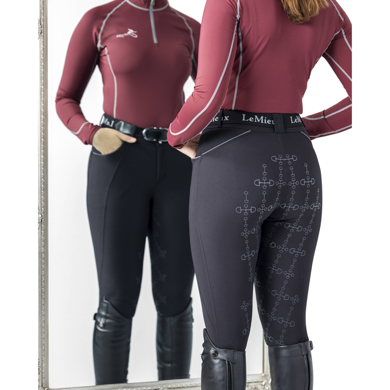 My LeMieux Freya Luxe Breeches - Black-2