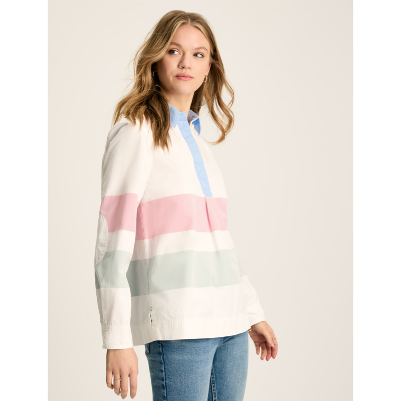 Joules Ladies Brinley Deck Shirt - Chalk White-1