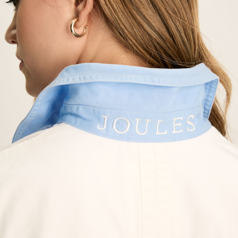 Joules Ladies Brinley Deck Shirt - Chalk White-4