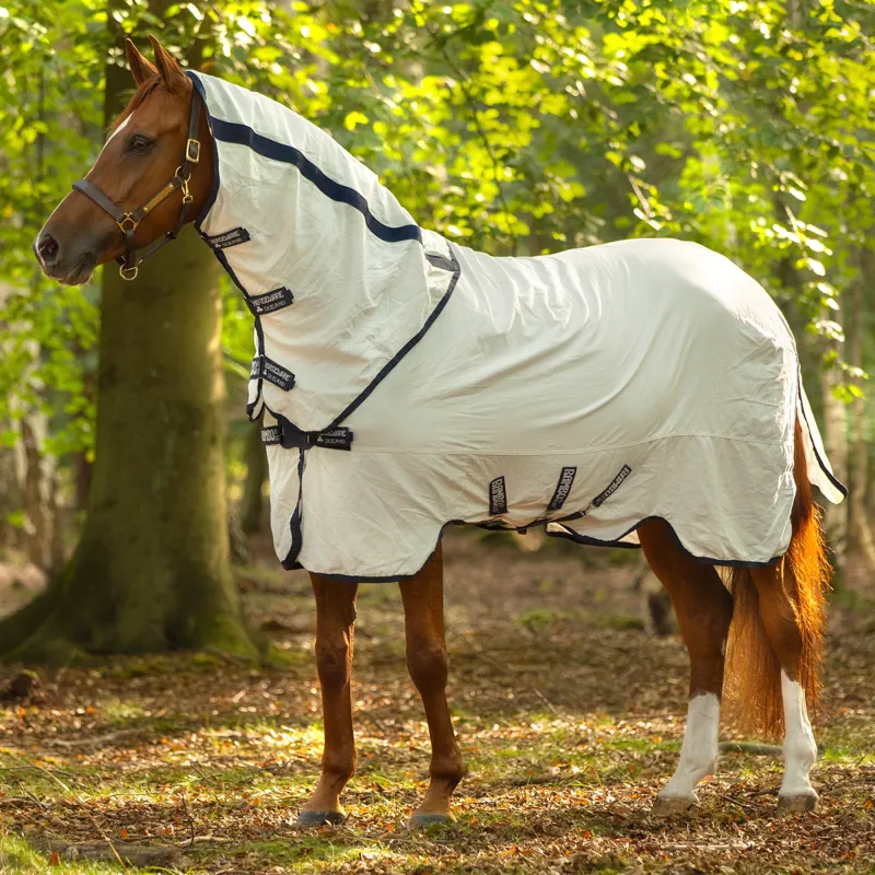 Horseware Rambo Natura Summer Sheet - White/Navy