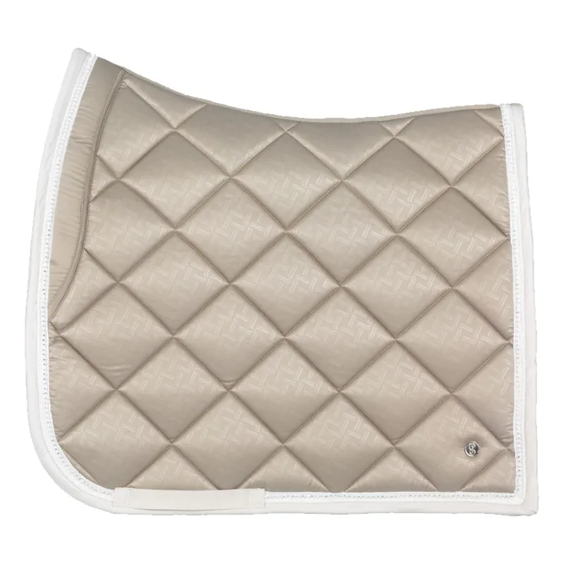 PS Of Sweden Dressage Natural Saddlepad - Moon Rock - Full