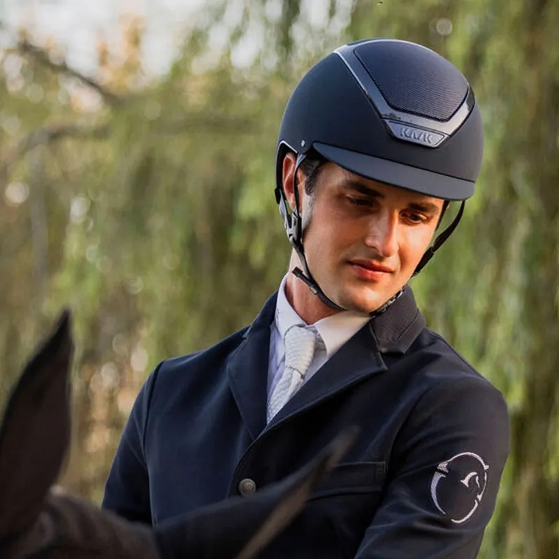 Kask Dogma Chrome Riding Hat - Navy-2