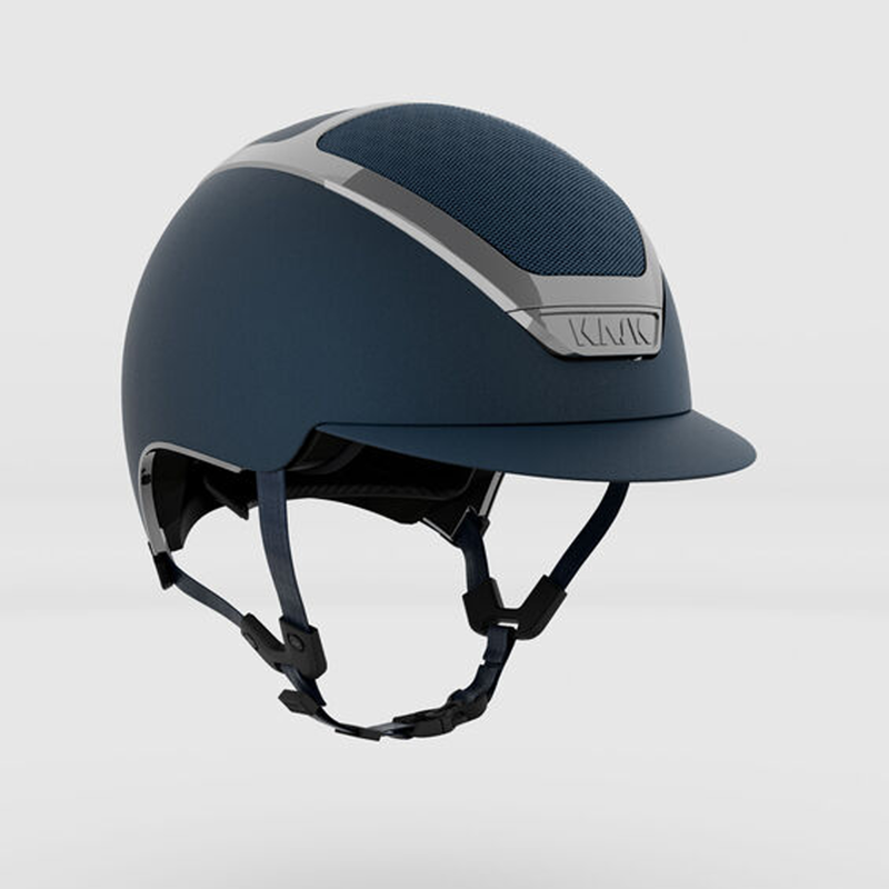 Kask Dogma Chrome Riding Hat - Navy/Silver-1