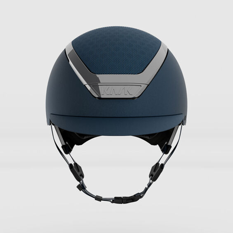 Kask Dogma Chrome Riding Hat - Navy/Silver-3