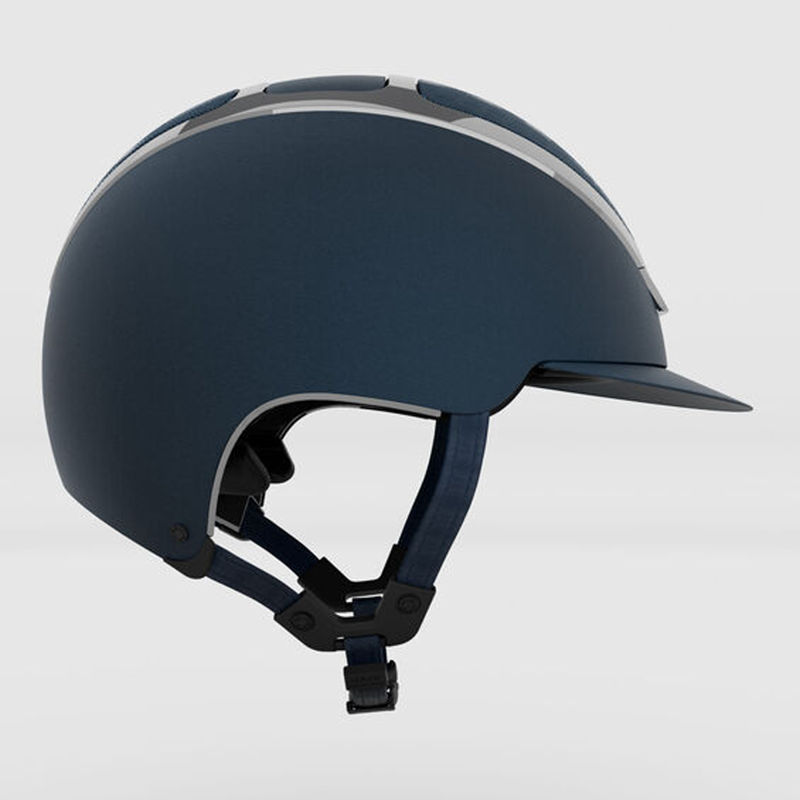 Kask Dogma Chrome Riding Hat - Navy/Silver-4
