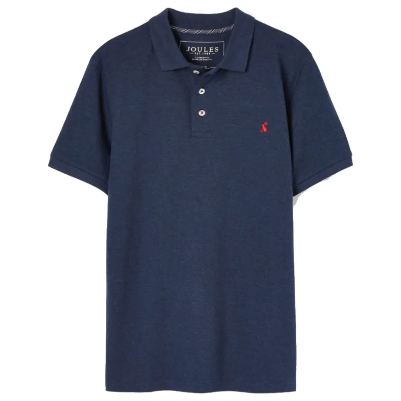 Joules Mainsail Soft Touch Polo - Navy Marl